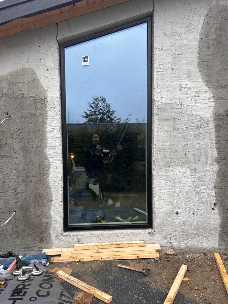 Montering af vindue i facade